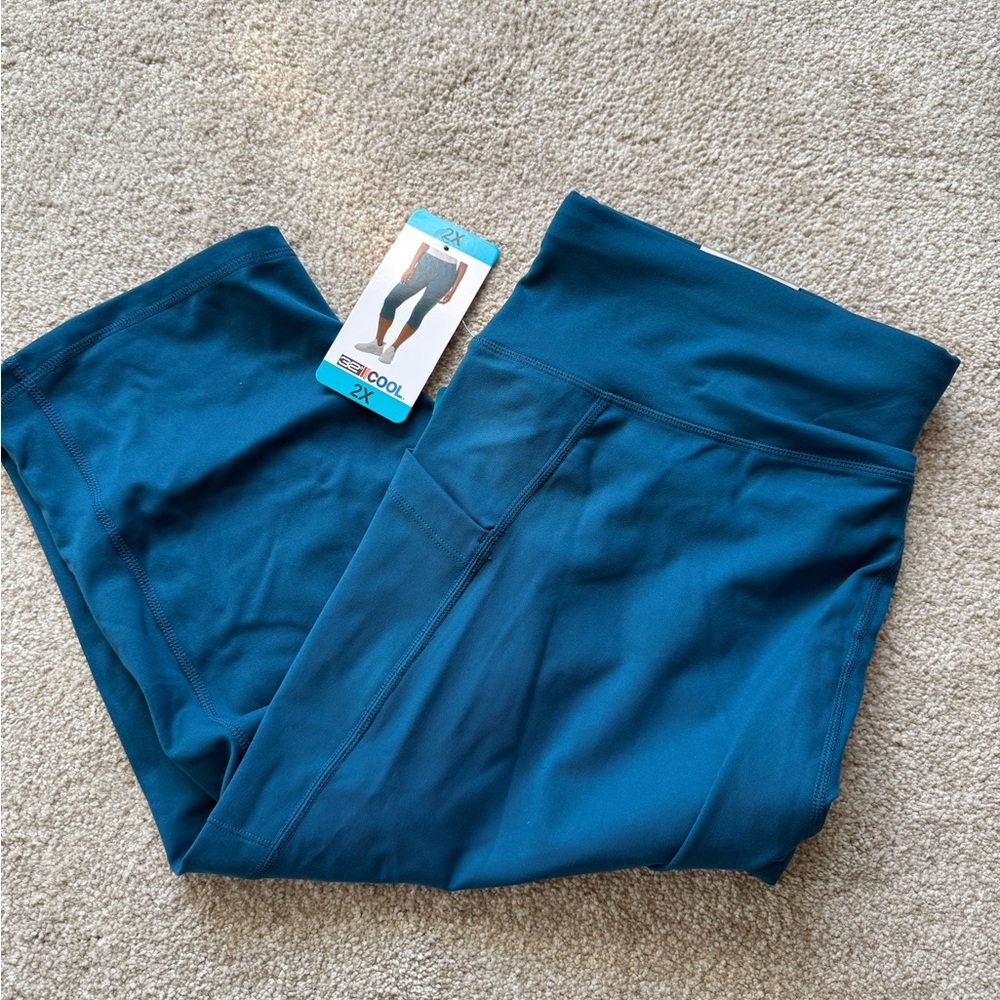 32 Degrees Teal Active Leggings
